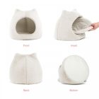 Meow Hut Fur barlang, törtfehér