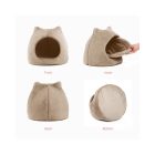 Meow Hut Fur barlang, bézs