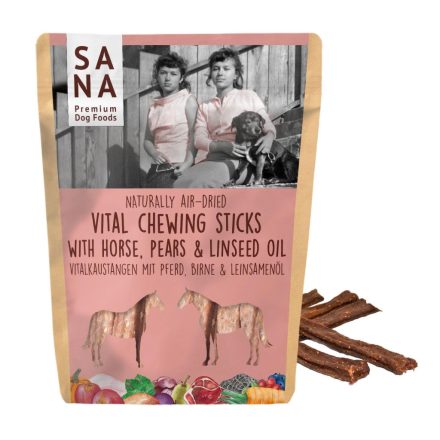 Sanadog fogtisztító rúd Ló körtével és lenolajjal 150 g