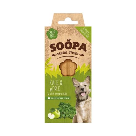 SOOPA DENTAL STICKS - FODROS KELLEL ÉS ALMÁVAL 100 G