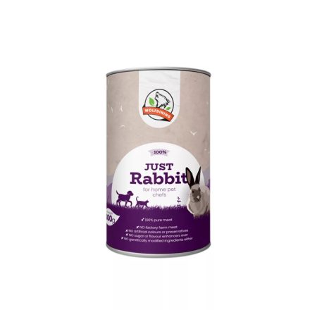 NYÚL 100% párolt hús és belsőség 400g, Farkaskonyha