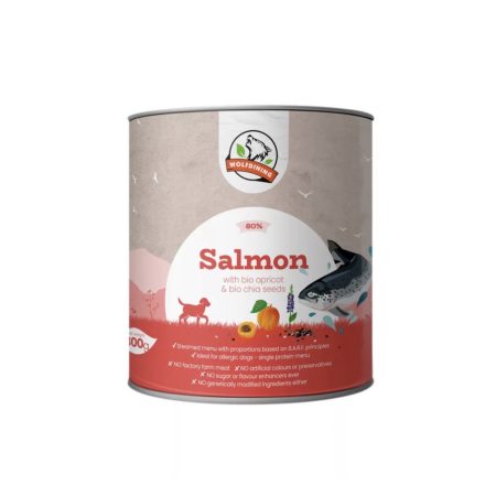 LAZAC párolt komplett menü kutyáknak 800g, Farkaskonyha