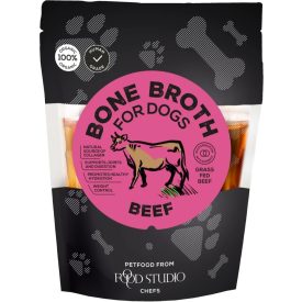   Food Studio fűvel táplált marha csontleves kutyáknak, 230 ml