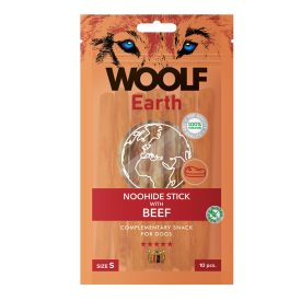   Woolf Earth NOOHIDE kollagénes rúd marhahússal S 90g, 11,5x1cm, 10db/csomag
