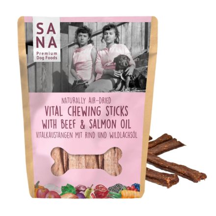 Sanadog fogtisztító rúd marha lazacolajjal 150 g
