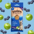 SOOPA DENTAL STICKS - ALMÁVAL ÉS KÉK ÁFONYÁVAL 100 G