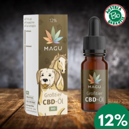 Magu CBD olaj kutyáknak 30 kg felett, 12%, BIO