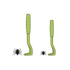 Hunter Ajka Kullancskiszedő 2db - zöld