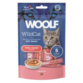 Woolf Wildcat Krémsnack - tonhal & garnéla 5x14g