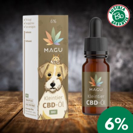 Magu CBD olaj kutyáknak 30 kg alatt, 6%