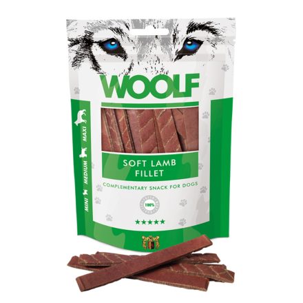 Woolf Soft Lamb fillet puha bárányhús filé jutalomfalat csíkok 100g