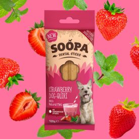 Soopa Dental Sticks - Strawberry Dog-Quiri