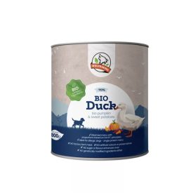   BIO KACSA párolt komplett menü kutyáknak 800g, Farkaskonyha